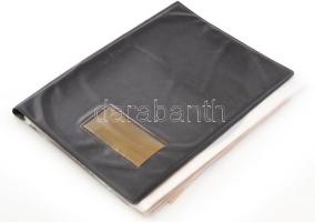 cca 1750-1850 15 db vegyes metszet tétel, részben foltos és sérült, műanyag mappában lefűzve