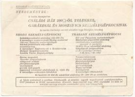 Budapest 1962. "VIT (Világifjúsági Találkozó)" sorsjegy "022 osztály, 02805" T:I...