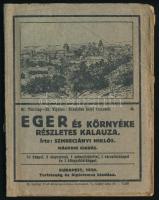 Szmrecsányi Miklós: Eger és környéke részletes kalauza. Bp., 1930, Turistaság és Alpinizmus. Kiadói papírkötés, 2 db térképmelléklettel, kopottas állapotban.