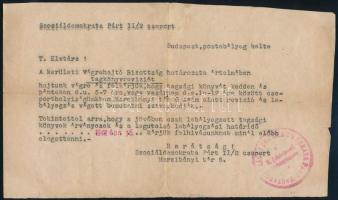 1946-1948 1 db meghívó és 3 db tagsági könyv a Szociáldemokrata Párttól, 65 db tagdíjbélyeggel