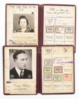 1942-1944 2 db fényképes személyazonossági igazolvány