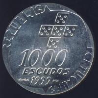 Portugália 1999. 1000Esc Ag "Forradalom 25. évfordulója" T:BU