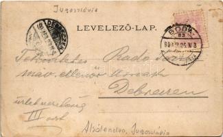 1899 (Vorläufer) Alsólendva, Alsó-Lendva, Dolnja Lendava; látkép. Weiss L. és F. könyvnyomdája. Kaph...