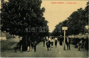 Nagyvárad, Oradea; Corso kert. W.L. Bp. 276. / park promenade