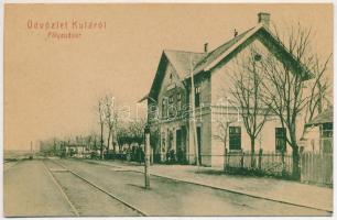1910 Kula, vasútállomás. W.L. 647. / railway station