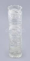 Dekoratív kristály váza, hibátlan, m: 26,5 cm