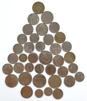 Brazília 38xklf érméből álló tétel, közte 1921. 50R Cu-Ni T:1-3 Brazil 38xdiff coin lot, within 1921. 50 Reis Cu-Ni C:UNC-F