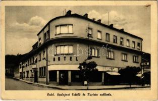 1939 Rahó, Rachov, Rahiv, Rakhiv; Budapest Üdülő és Turista szálloda, Cikta, Dohány nagy árusító üzlet / hotel, tobacco shop (Rb)