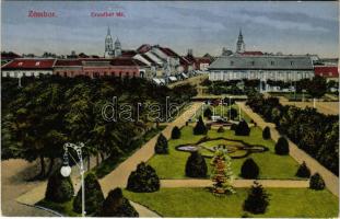 1916 Zombor, Sombor; Erzsébet tér. Lugumerszky P. Szvetozár 5344. / park