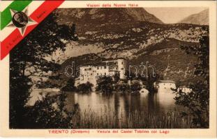 Trento, Trient (Dintorni, Südtirol); Veduta del Castel Toblino col Lago, Visioni della Nuova Italia, S.E. Sidney Sonnino