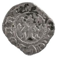 1383. Denár Ag "Mária" (0,38g) T:2- patina, peremhiány
Hungary 1383. Denar Ag "Maria...