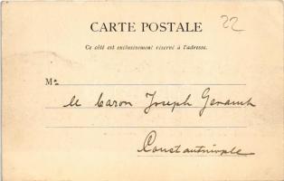 1898 (Vorläufer) Constantinople, Istanbul; Akhir-Kapon (small tear)