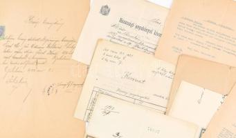 1897-1922 9 db irat az izraelita vallású Fürst család életéből
