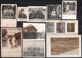 cca 1914-1945 12 db vegyes méretű fotó katonákról