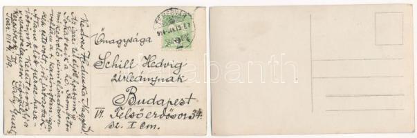 1913 Temesvár, Timisoara; Saly Guszti osztrák-magyar magas rangú katonatiszt szobájában és téli séta...