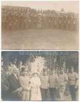 2 db RÉGI osztrák-magyar katonai fotó / 2 pre-1945 Austro-Hungarian K.u.k. military photos