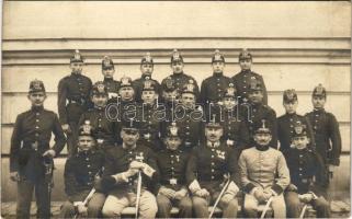1914 Temesvár, Timisoara; osztrák-magyar katonák csoportképe / Austro-Hungarian K.u.k. military photo