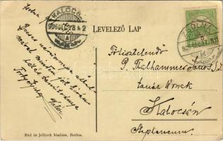 1906 Zsolna, Sillein, Zilina; Budatin várrom. Biel és Jellinek kiadása / Budatínsky hrad / castle ru...