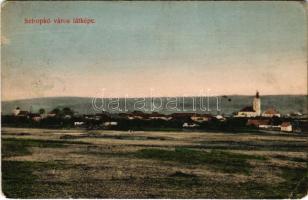 1911 Sztropkó, Stropkov; látkép. Ungváry Ede m. kir. postamester kiadása / general view (EK)