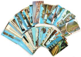 Kb. 100 db MODERN külföldi város képeslap / Cca. 100 modern European town-view postcards