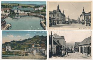 18 db RÉGI erdélyi város képeslap vegyes minőségben / 18 pre-1945 Transylvanian town-view postcards ion mixed quality