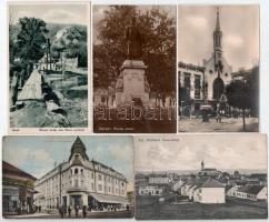 46 db RÉGI történelmi magyar város képeslap vegyes minőségben / 46 pre-1945 historical Hungarian tow...