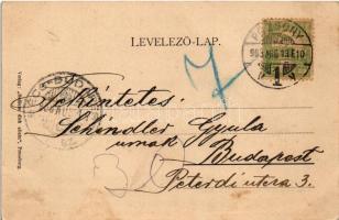 1903 Pozsony, Pressburg, Bratislava; Katona kórház, lovaglóiskola. Verlag "Bediene dich allein&...