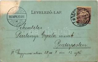 1900 Eperjes, Presov; Kir. katolikus főgimnázium / grammar school (EB)