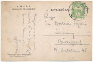 1914 Tátralomnic, Tatranská Lomnica (Magas-Tátra, Vysoké Tatry); A MJSE (Magyar Jogász Sport-Egylet)...