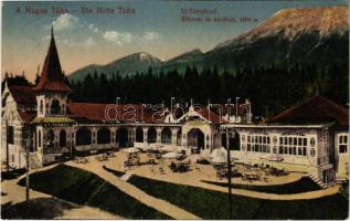 1918 Újtátrafüred, Neu-Schmecks, Novy Smokovec (Magas-Tátra, Vysoké Tatry); étterem és kávéház / restaurant and café (EK)