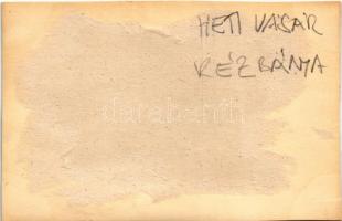 Rézbánya, Baita; Hetivásár, piac / market. photo (non PC) (vágott / cut)