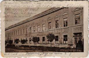 1924 Kézdivásárhely, Targu Secuiesc; Állami elemi népiskola / elementary school (EK)