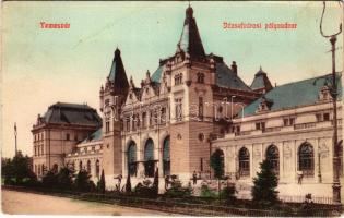Temesvár, Timisoara; Józsefvárosi pályaudvar, vasútállomás / Iosefin railway station (EK)