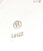 Jelzett alpakka teás, kávés kiöntő, tejkiöntő, cukortartó