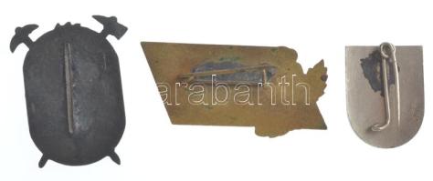 ~1960. "Spartacus - Természetjárók" zománcozott bronz jelvény + "Spartacus TE" z...