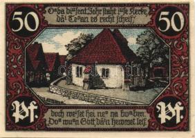 Német Birodalom / Weimari Köztársaság / Eisbergen 1921. 25Pf + 50Pf(2x) + 1M 4klf db, teljes sor T:I