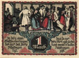 Német Birodalom / Weimari Köztársaság / Eisbergen 1921. 25Pf + 50Pf(2x) + 1M 4klf db, teljes sor T:I