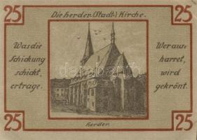 Német Birodalom / Weimari Köztársaság / Weimar 1921. 25Pf(6x) 6klf db, teljes sor T:I