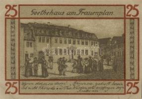 Német Birodalom / Weimari Köztársaság / Weimar 1921. 25Pf(6x) 6klf db, teljes sor T:I