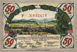 Német Birodalom / Weimari Köztársaság / Lemgo 1921. 10Pf + 25Pf + 50Pf 3klf db, teljes sor T:I