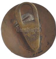 ~1930. "Békéscsabai MÁV Zene és Dalegylet" zománcozott gomblyukjelvény "Jelvénygyár B...