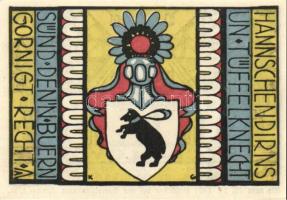 Német Birodalom / Weimari Köztársaság / Carlow 1921. 25Pf + 50Pf + 75Pf 3klf db, teljes sor T:I