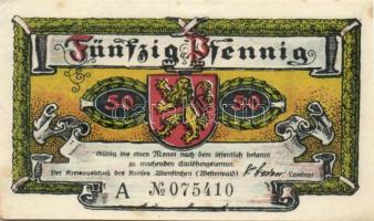 Német Birodalom / Weimari Köztársaság / Altenkirchen 1921. 10Pf + 25Pf + 50Pf 3klf db, teljes sor T:...