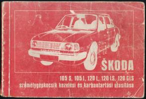 cca 1980 Skoda személygépkocsi kezelési, használati utasítása 62p