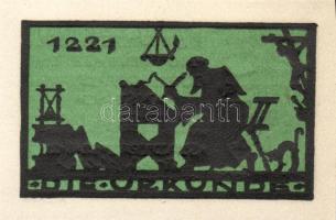 Német Birodalom / Weimari Köztársaság / Ansbach 1921. 25Pf(7x) + 75Pf(7x) összesen 14klf db, teljes ...