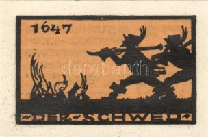 Német Birodalom / Weimari Köztársaság / Ansbach 1921. 25Pf(7x) + 75Pf(7x) összesen 14klf db, teljes ...