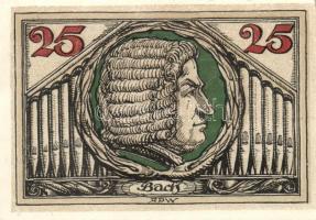 Német Birodalom / Weimari Köztársaság / Arnstadt 1921. 25Pf(6x) 6klf db, teljes sor T:I