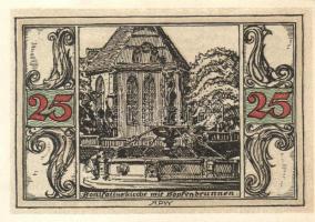 Német Birodalom / Weimari Köztársaság / Arnstadt 1921. 25Pf(6x) 6klf db, teljes sor T:I