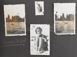 cca 1930 Hollandia, fotóalbum kb 100 feliratozott fotóval