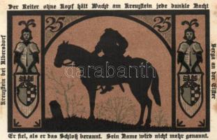 Német Birodalom / Weimari Köztársaság / Berga 1921. 25Pf + 50Pf(2x) + 75Pf összesen 4klf db, teljes ...